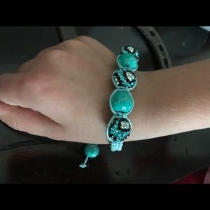 Park Lane Swarovski Hemp Bracelet